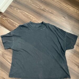 We The Free Black Short Sleeve Tee Relaxed Fit